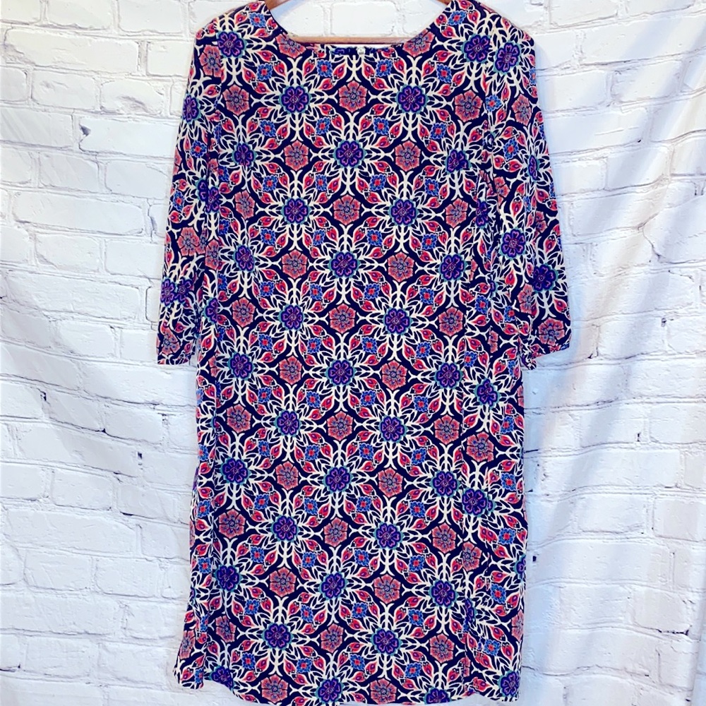 Old Navy Maternity Colorful Flower Dress Size Medium Excellent Condition